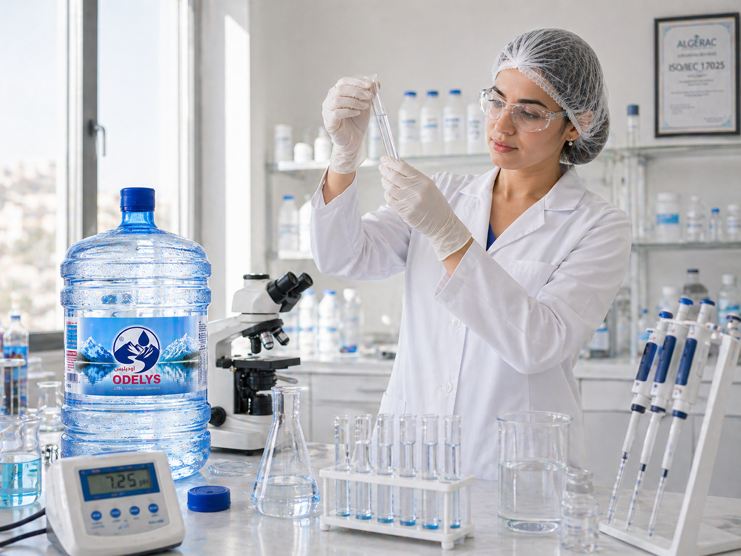 Laboratoire indépendant accrédité ALGERAC analysant l eau Odelys